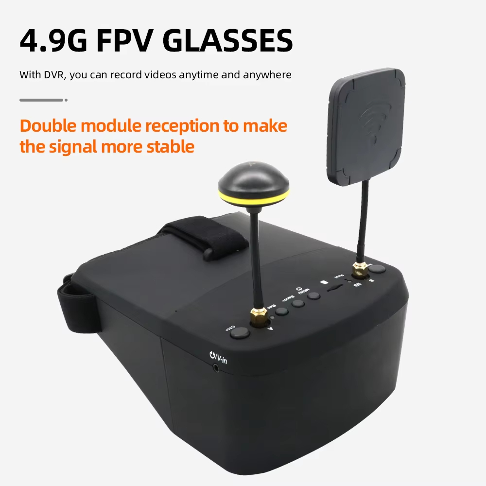 LS800D 5인치 800*480 FPV 비디오 고글  - Skyzone Cobra X V2 Fpv Goggles 리뷰 및 가격